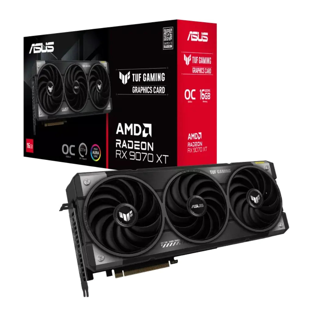 ASUS TUF Gaming Radeon RX 9070 XT OC Edition 16GB GDDR6 Graphics Card-tpstech.in