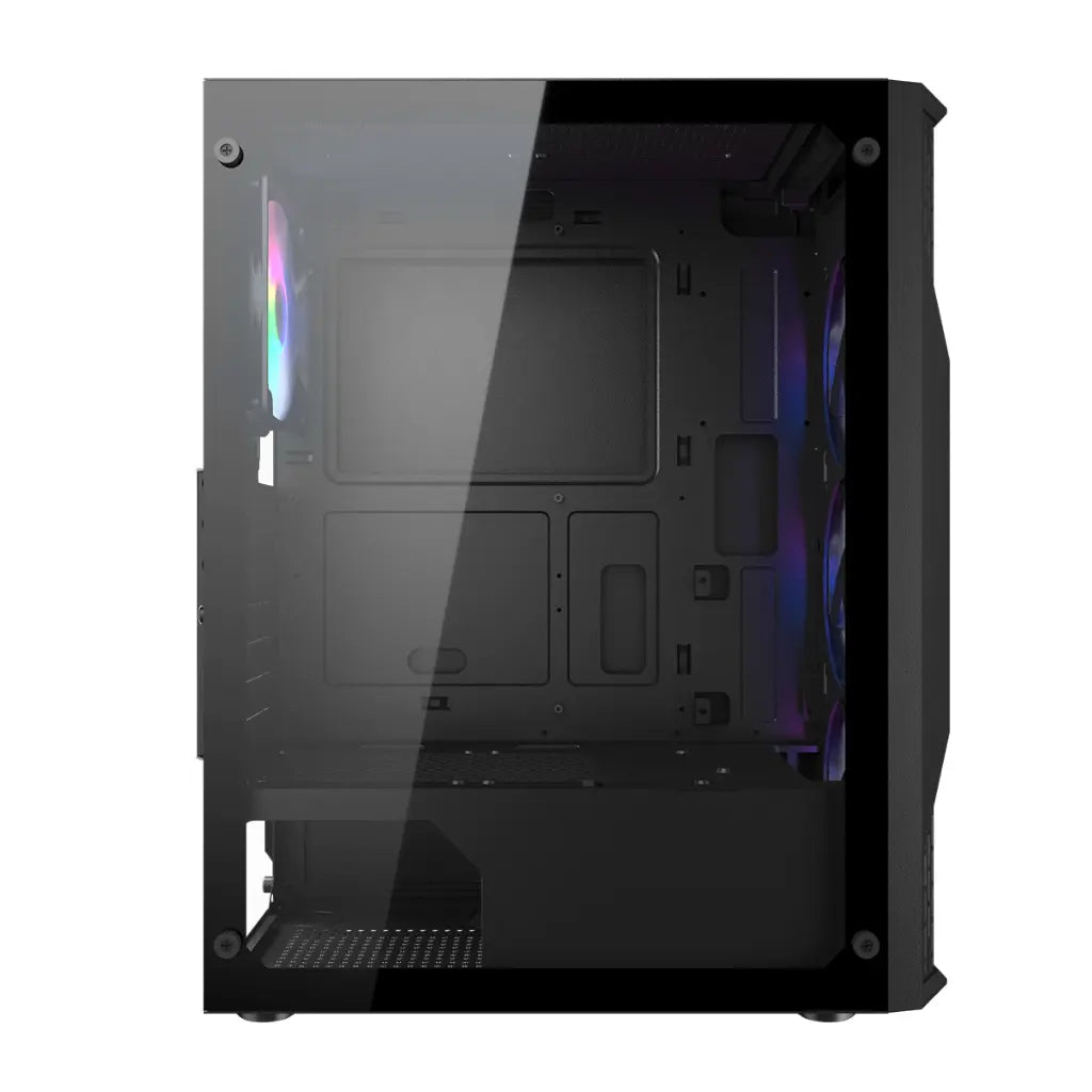 Cougar MX110 RGB Mid Tower ATX Case with 4 Pre‑Installed RGB Fans-tpstech.in