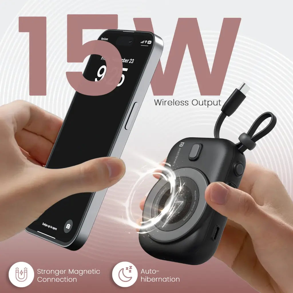 Portronics Power Shutter Home POR 2901 3-in-1 Charging Station with 3x10000mAh Power Banks-tpstech.in