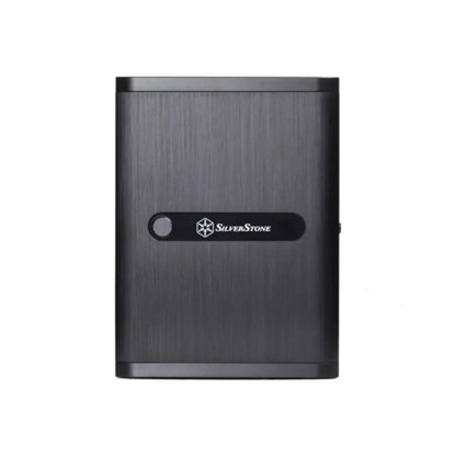 SilverStone DS380 Mini ITX Mini DTX NAS Cabinet with 8 Hot Swap Bays USB 3.0 Black-tpstech.in