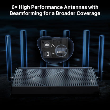 TP-Link BE6500 Archer BE400 Dual-Band Whole Home EasyMesh Wi-Fi 7 Router