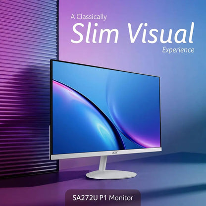 Acer SA272U P1 27-Inch WQHD IPS Monitor with 144Hz Refresh Rate, HDR10 & AMD FreeSync