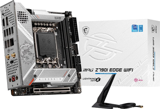 MSI MPG Z790I EDGE WIFI LGA 1700 DDR5 PCIe 5.0 Mini-ITX Gaming Motherboard