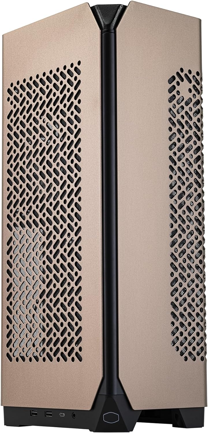 Cooler Master NCORE 100 MAX SFF Ready Mini Tower Computer Cabinet - Bronze Edition
