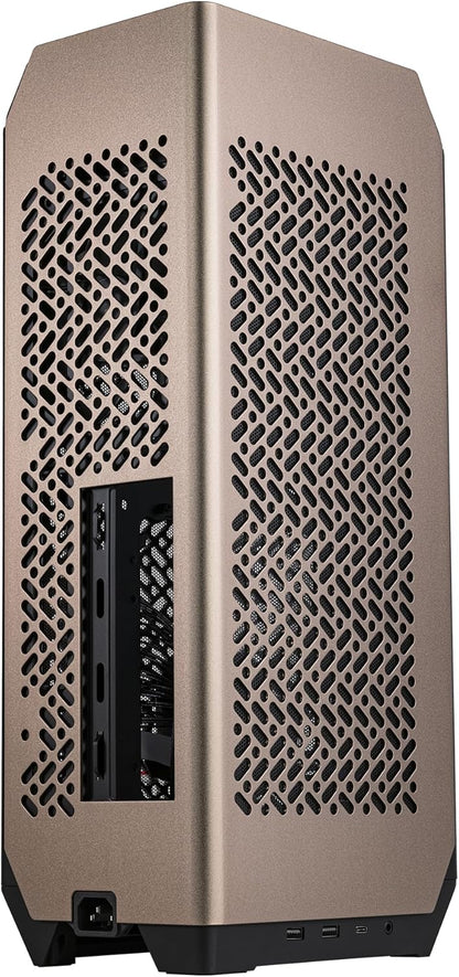 Cooler Master NCORE 100 MAX SFF Ready Mini Tower Computer Cabinet - Bronze Edition