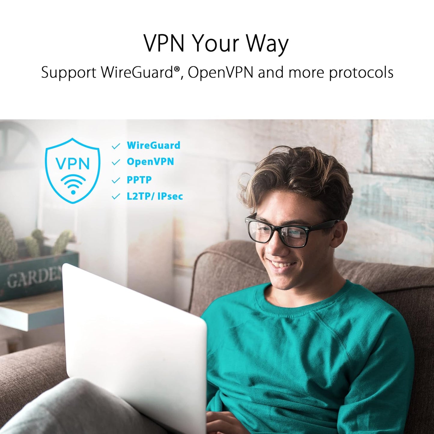 ASUS AX5700 RT-AX86U Pro Dual Band AiMesh WiFi 6 Extendable Gaming Router - Black