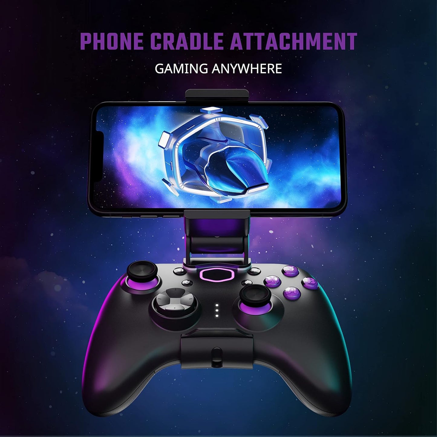 Cooler Master Storm Wireless Bluetooth Technology Ergonomic Design Gaming Controller