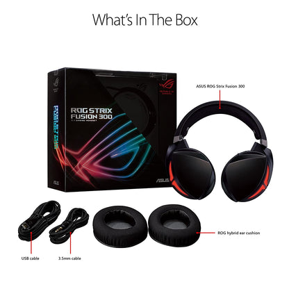 ASUS ROG Strix Fusion 300 Virtual 7.1 LED Gaming Headset