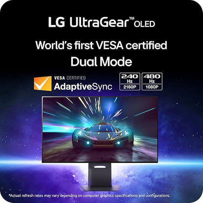 LG UltraGear 32GS95UE 31.4" 4K UHD Dual-Mode OLED Gaming Monitor