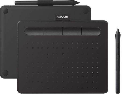 Wacom Intuos Small CTL-4100 7.8" Slim Digital Graphics Input Tablet with Pen - Black