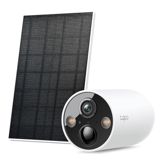 TP-Link Tapo C425 KIT 4MP 2K QHD 1440p Smart Wire Free Security Camera with Solar Panel - White