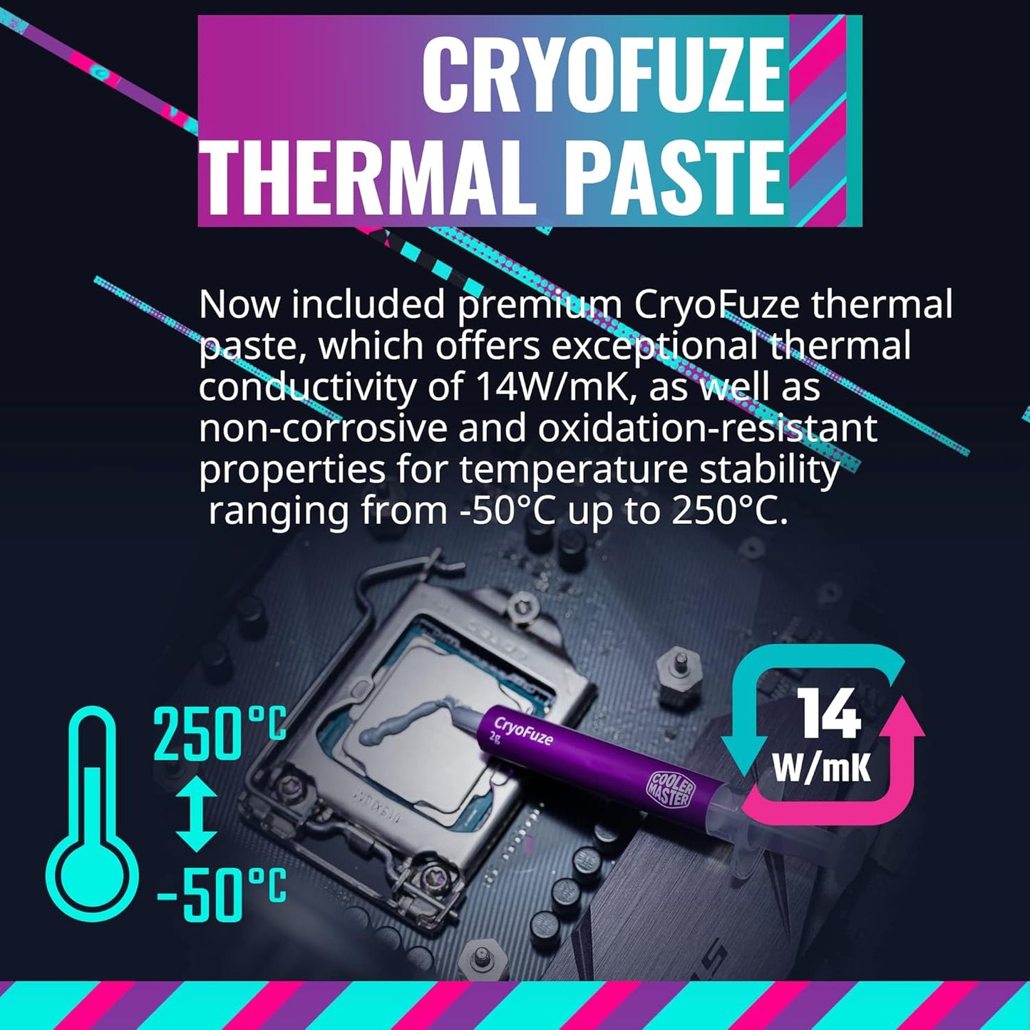 Cooler Master Hyper 620S ARGB Sync 120mm Dual Tower CPU Air Cooler - Black