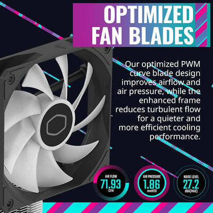 Cooler Master Hyper 620S ARGB Sync 120mm Dual Tower CPU Air Cooler - Black