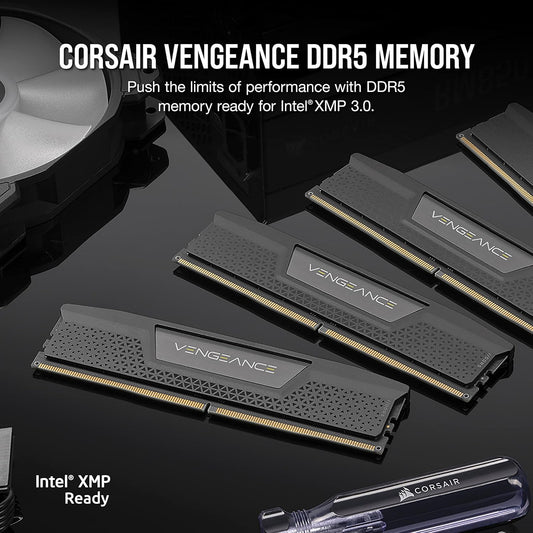 CORSAIR VENGEANCE 32GB (2x16GB) DDR5 DRAM 6000MHz CL36 Desktop Memory