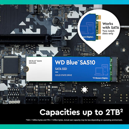 Western Digital WD Blue SA510 M.2 500GB Internal Solid State Drive