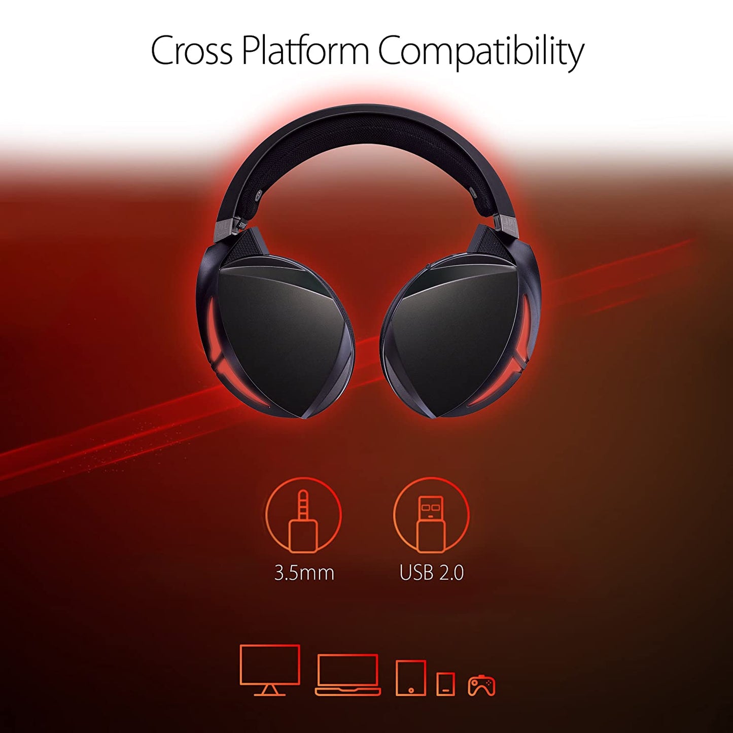 ASUS ROG Strix Fusion 300 Virtual 7.1 LED Gaming Headset