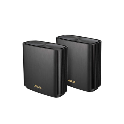 ASUS ZenWiFi AX XT8 Tri Band AX6600 Tri-band Mesh WiFi 6 System-2 Pack Black