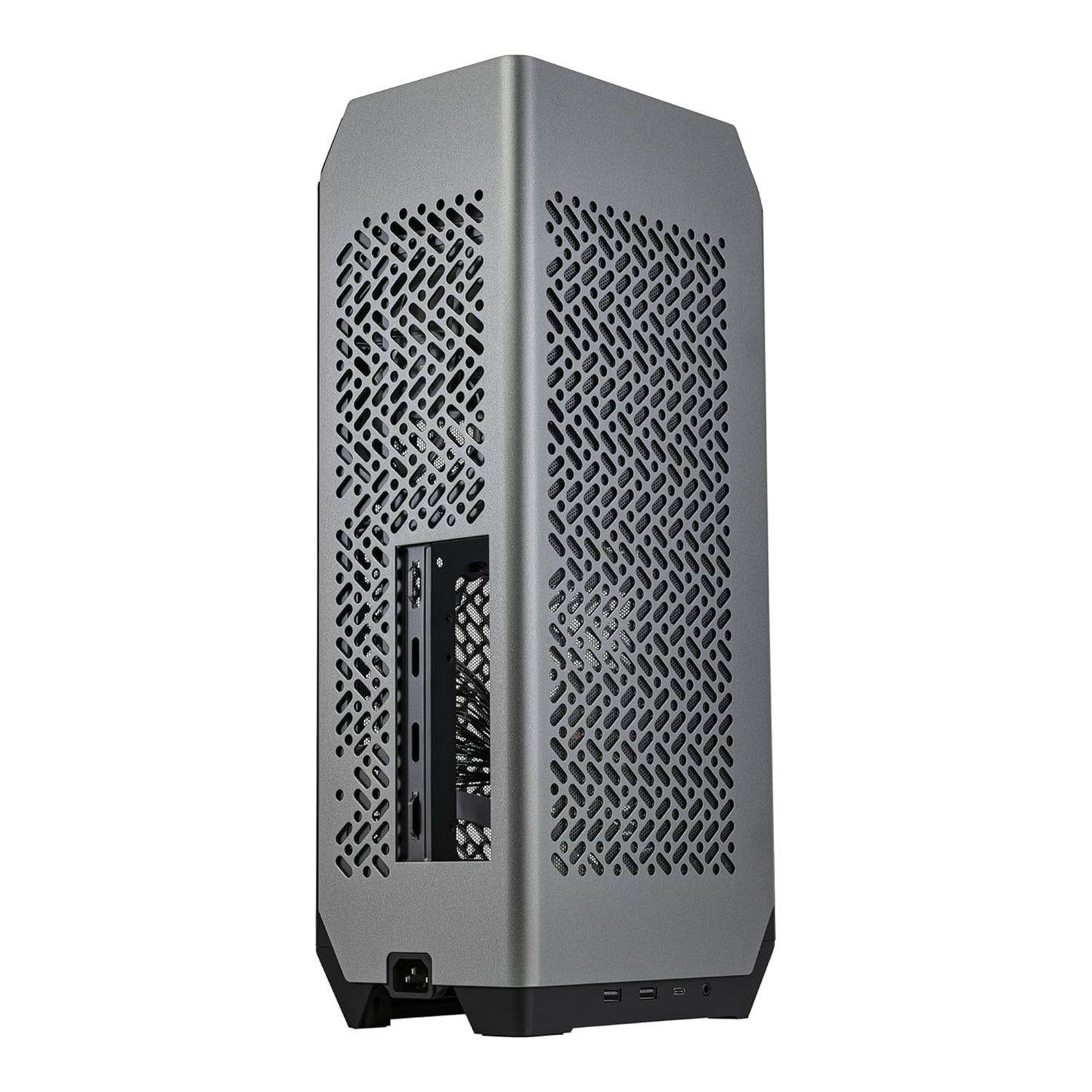 Cooler Master NCORE 100 MAX SFF Ready Mini Tower Computer Cabinet - Silver Edition