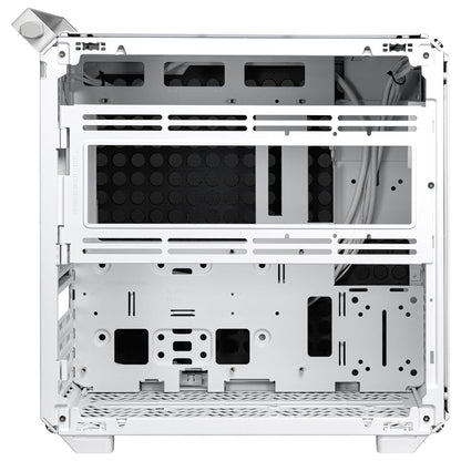 Cooler Master QUBE 500 Flatpack Small Mid-Tower ATX High Airflow Gaming Cabinet - White