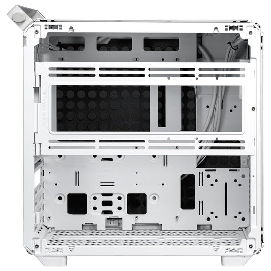 Cooler Master QUBE 500 Flatpack Small Mid-Tower ATX High Airflow Gaming Cabinet - White