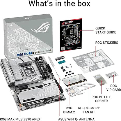 Asus ROG Maximus Z890 Apex Wi-Fi DDR5 LGA1851 ATX Motherboard