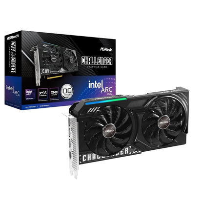 ASRock Intel Arc B580 Challenger 12GB OC GDDR6 192-Bit Graphics Card