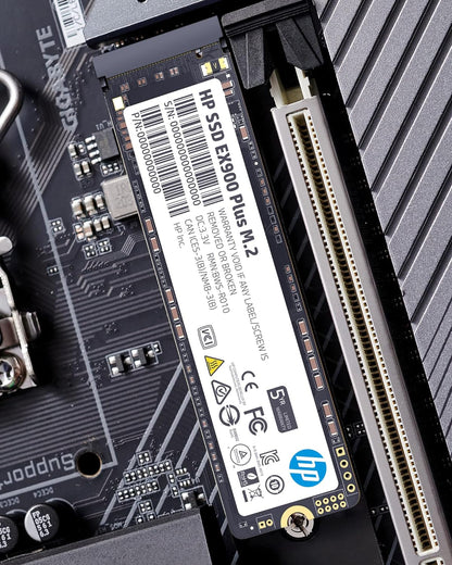 HP EX900 Plus 256GB NVMe PCIe Gen3 M.2 2280 3D NAND Internal SSD