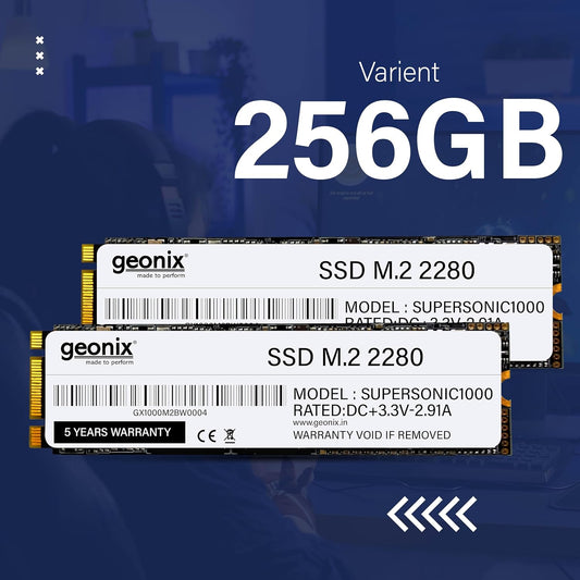 GEONIX 256GB M.2 2280 Internal Laptop Desktop Solid State Drive