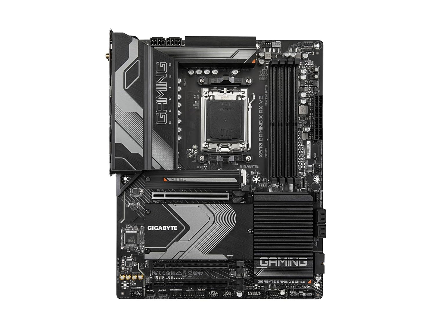 GIGABYTE X670 GAMING X AX V2 WI-FI Ultra Durable AMD AM5 DDR5 ATX Motherboard