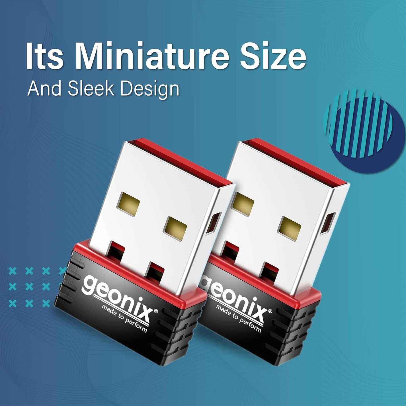 GEONIX Mini USB 2.0 Wi-Fi Wireless Network Adapter - tpstech.in