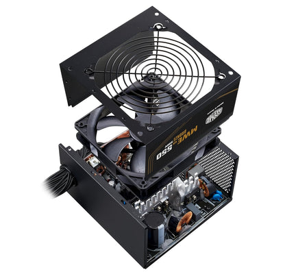 Cooler Master MWE Bronze 550 V3 550W ATX Non Modular Power Supply Unit - Black