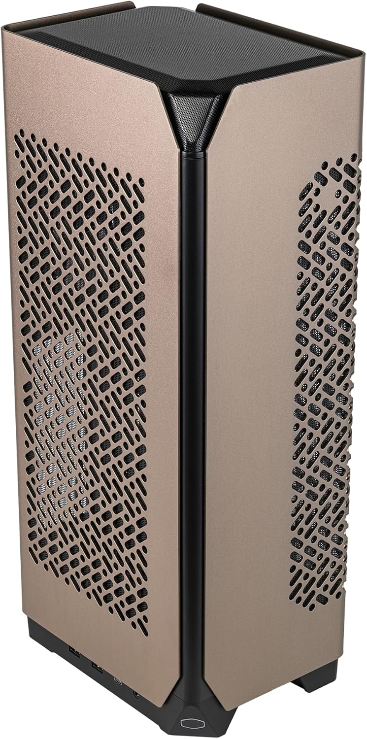Cooler Master NCORE 100 MAX SFF Ready Mini Tower Computer Cabinet - Bronze Edition