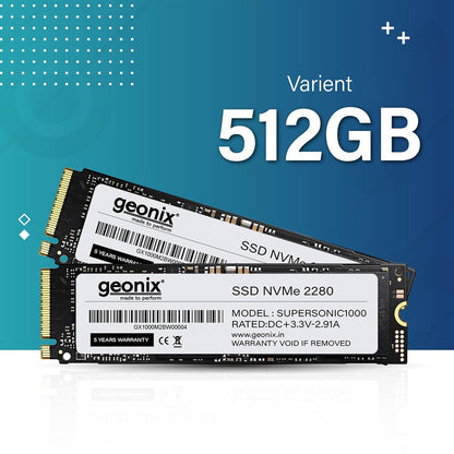 GEONIX 512GB NVMe SSD 2280 Internal Solid State Drive