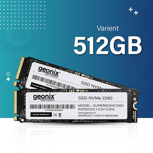 GEONIX 512GB NVMe SSD 2280 Internal Solid State Drive