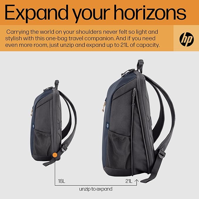 HP Travel 18 Liter 39.6 cm (15.6) Iron Grey Laptop Backpack