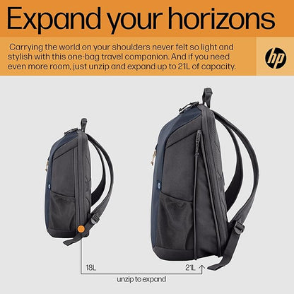HP Travel 18 Liter 39.6 cm (15.6) Iron Grey Laptop Backpack