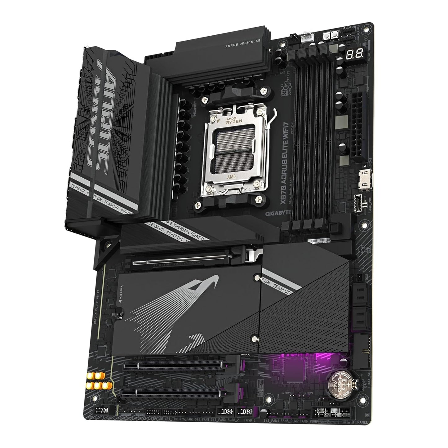 GIGABYTE X870 AORUS ELITE DDR5 WIFI7 AMD AM5 Socket ATX Motherboard