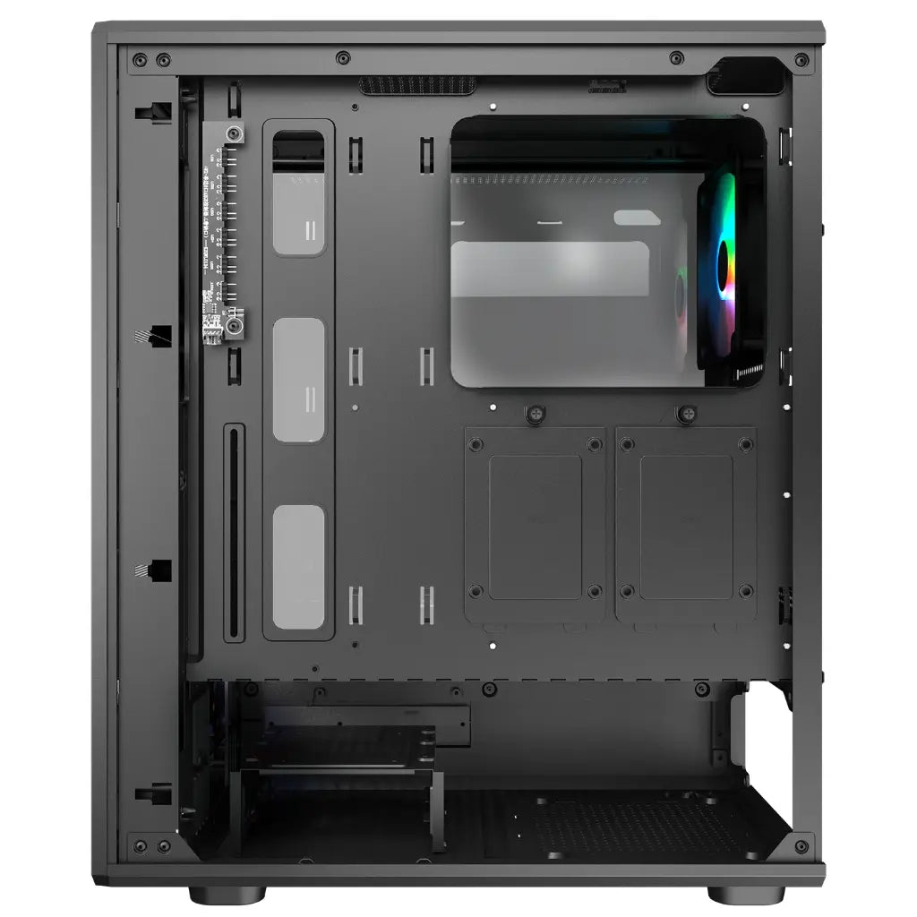 Cougar Airface Pure RGB Mid Tower ATX Computer Case Compact Design with Ultra‑Slim Ventilated Front Panel and 4 RGB Fans-tpstech.in