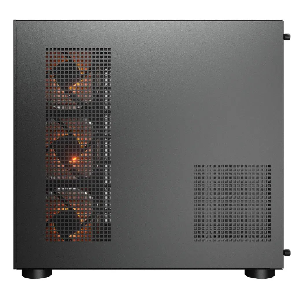 Cougar FV150 RGB Tempered Glass Mid Tower Dual-Chamber ATX Computer Case with 4 Pre-Installed ARGB Fans-  Black-tpstech.in