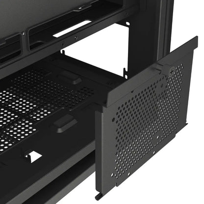 Cougar FV270 RGB Tempered Glass Mid‑Tower Computer Case with E‑ATX Support, Angled Airflow & ARGB Fans - Black-tpstech.in