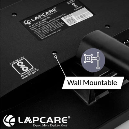 LAPCARE LM195WDH 19" 60Hz HD LED Monitor with VGA & HDMI Ports-tpstech.in
