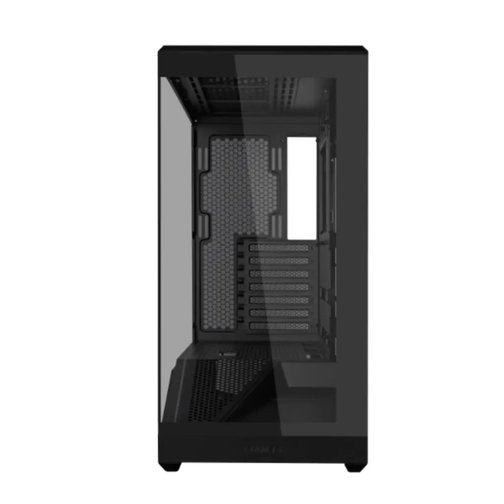 Lian Li Vector V100X Mid Tower Dual Tempered Glass PC Case with Back‑Connect Support - Black-tpstech.in