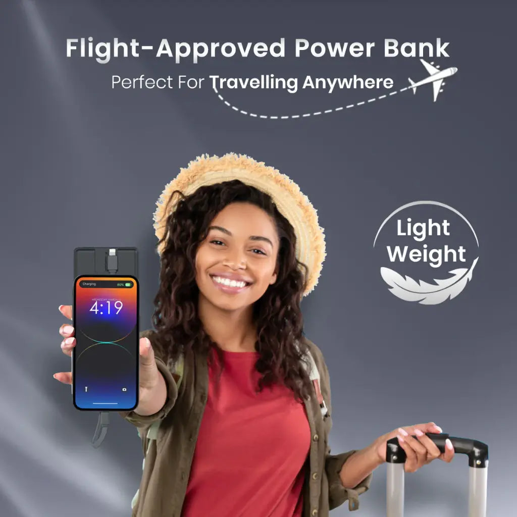 Portronics Luxcell Bind Mini 20K POR 2662 20000mAh Power Bank with 22W Fast Charging-tpstech.in