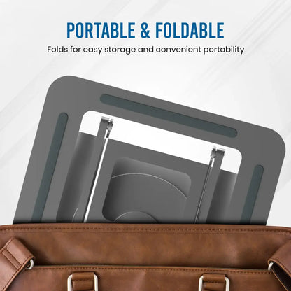 Portronics My Buddy K11 Pro Laptop Stand Adjustable Height 360 Rotation-tpstech.in