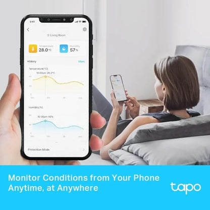 TP-Link Tapo T315 Smart Temperature & Humidity Monitor with 2.7" E-Ink Display High-Accuracy Sensor Hub Required-tpstech.in