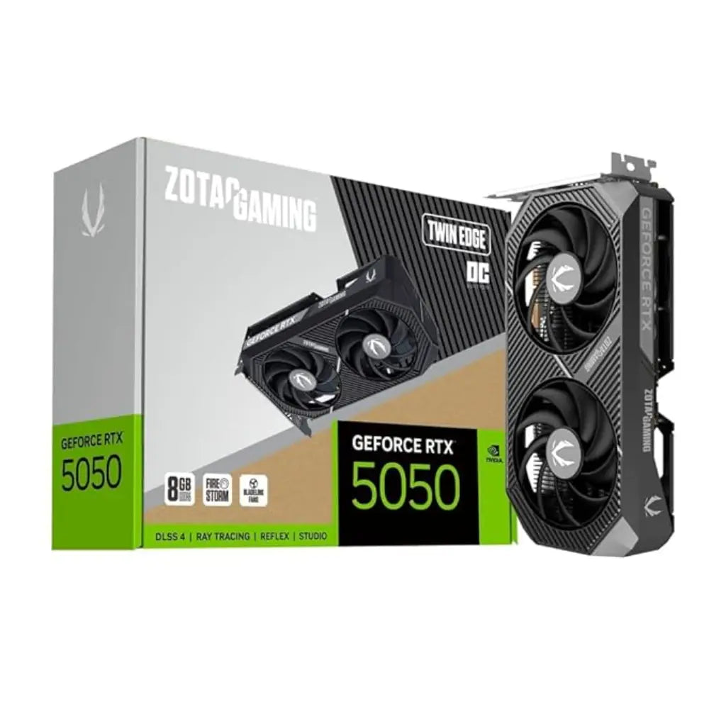 ZOTAC Gaming GeForce RTX 5050 Twin Edge OC 8GB GDDR6 Graphics Card-tpstech.in