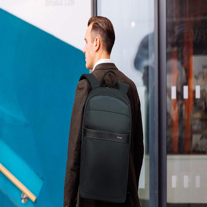 Targus Geolite Advanced 12.5-15.6" Ocean Laptop Backpack - Slate Grey