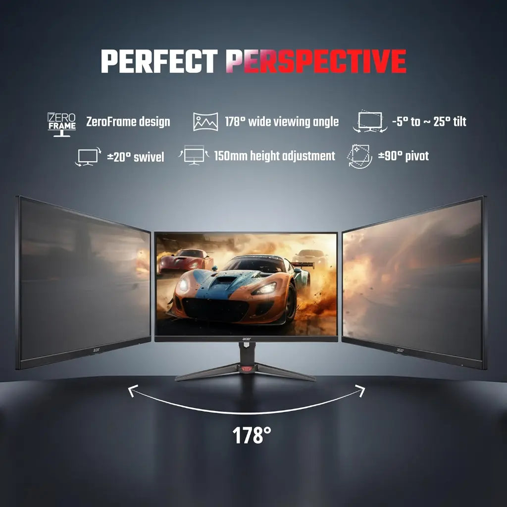 Acer Nitro XV272U X1 27" 200Hz 0.5ms WQHD IPS Gaming Monitor-tpstech.in
