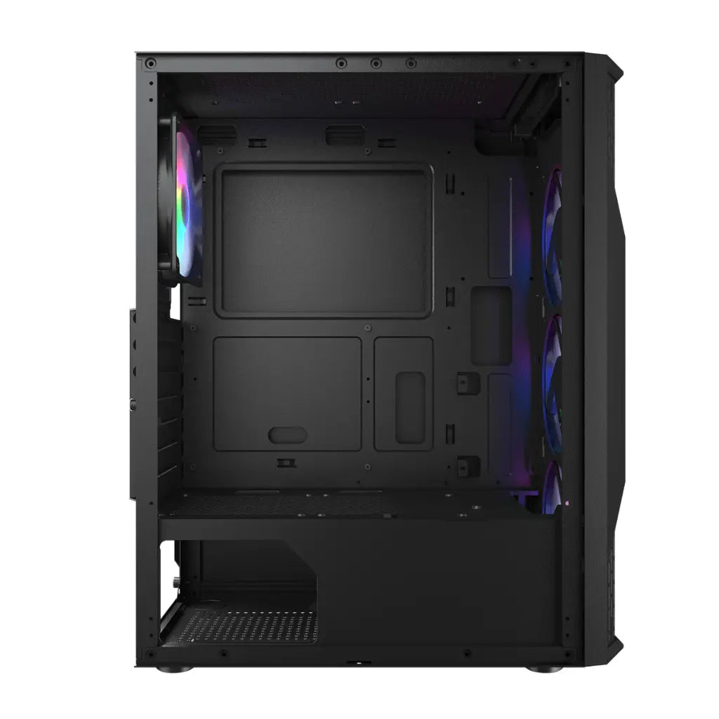Cougar MX110 RGB Mid Tower ATX Case with 4 Pre‑Installed RGB Fans-tpstech.in