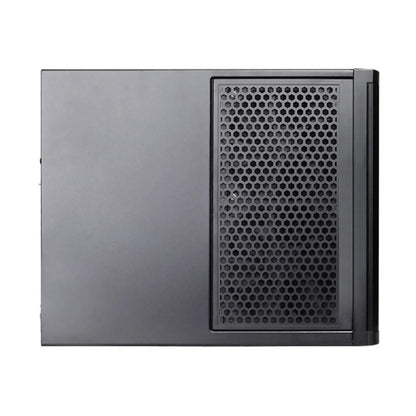 SilverStone DS380 Mini ITX Mini DTX NAS Cabinet with 8 Hot Swap Bays USB 3.0 Black-tpstech.in